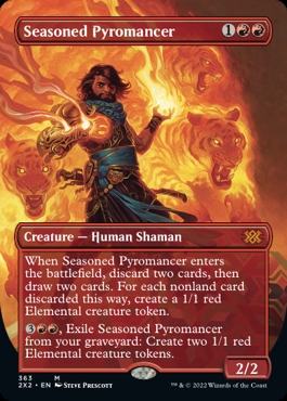 Seasoned Pyromancer Double Masters 2022 Alternate Art